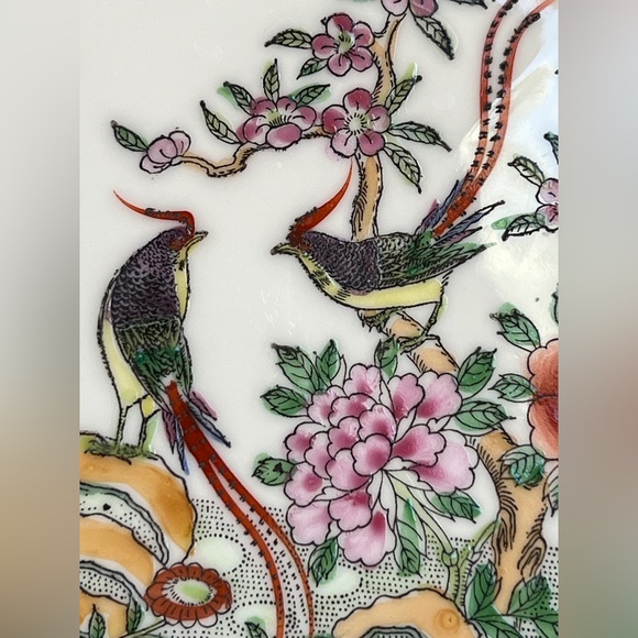 Decorative Plate/Jewelry/trinket dish Oriental Objects D'Art, Made in Macau. Vtg - Picture 7 of 12